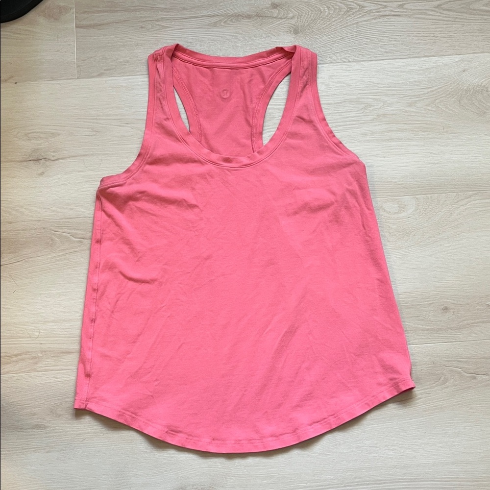 Lululemon bright pink racer back tank